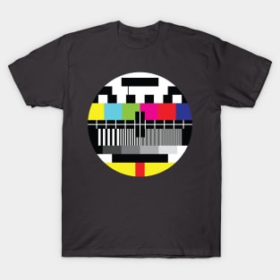 Old TV Test Card T-Shirt